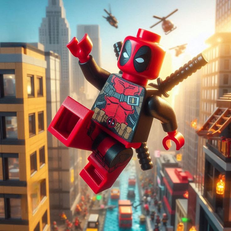 deadpool minifigures LEGO compatible anti hero figures minifigure toys