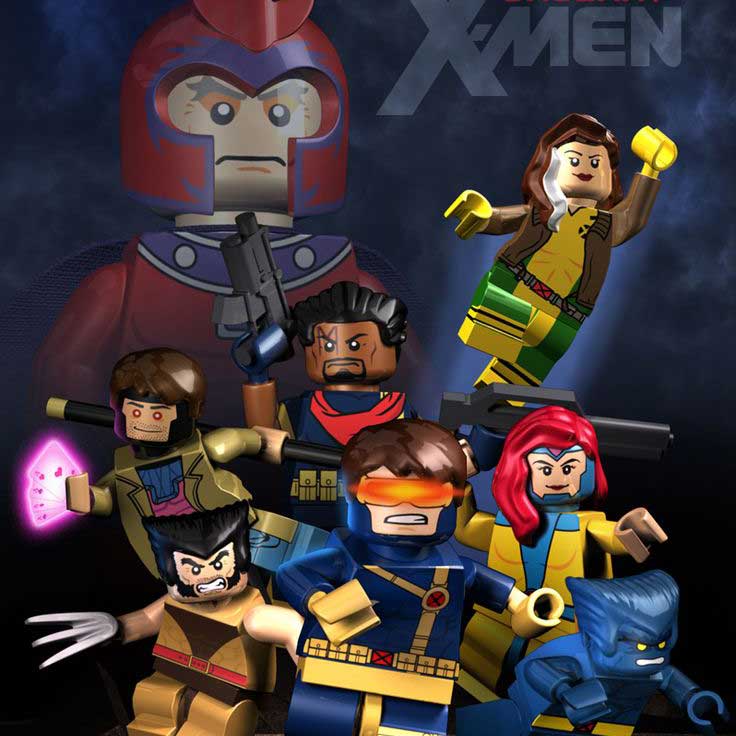 X-Men Marvel minifigures LEGO compatible superhero figures minifigure toys