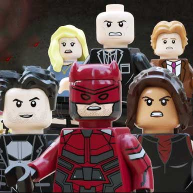 daredevil minifigures LEGO compatible superhero figures minifigure toys