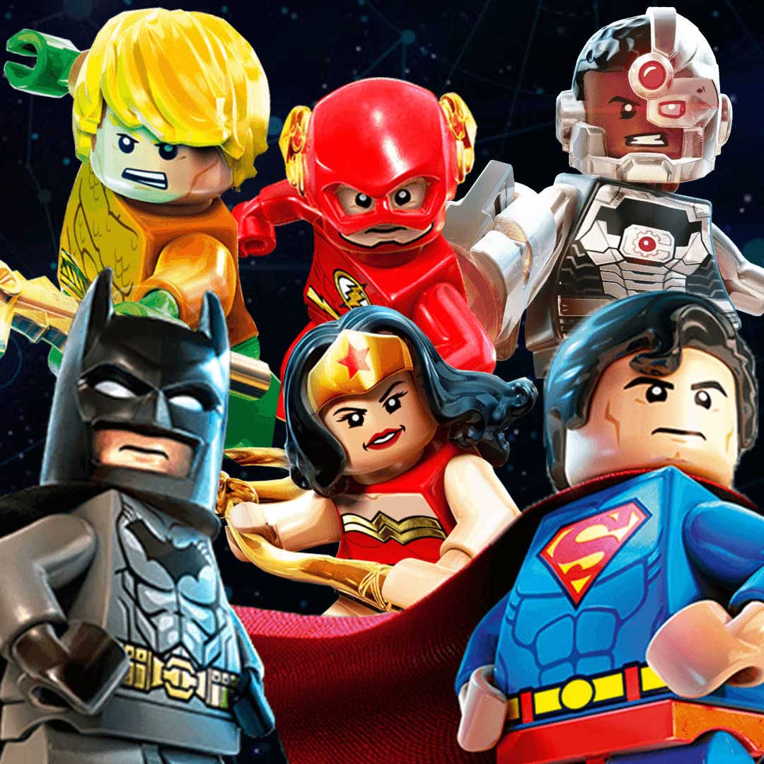 justice league minifigures LEGO compatible superhero team figures minifigure toys
