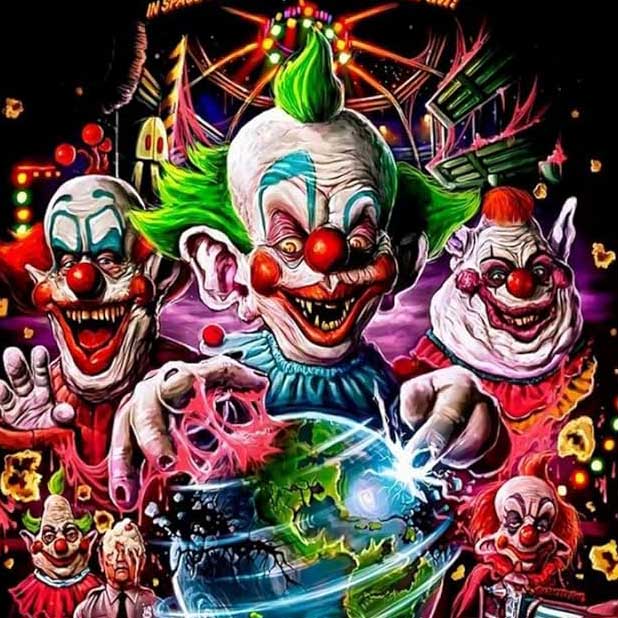killer klowns from outer space minifigures LEGO compatible horror figures minifigure toys