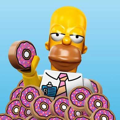 simpsons minifigures LEGO compatible cartoon figures minifigure toys