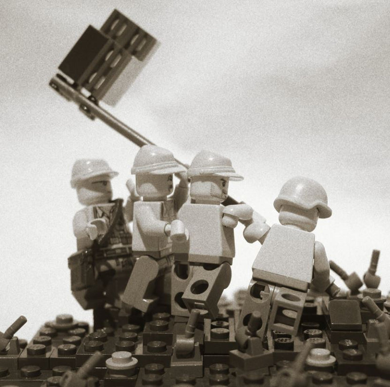 World War 2 military minifigures LEGO compatible army figures minifigure toys