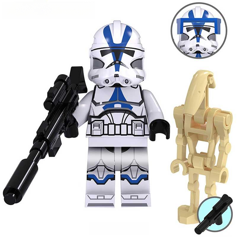501st Legion Clone Trooper & Battle Droid Lego Star Wars Minifigures - DelsBricks MinifiguresLego Star Wars MinifiguresDelsBricks MinifiguresDelsbricks.com