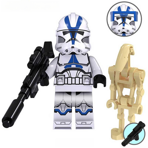 501st Legion Clone Trooper & Battle Droid Lego Star Wars Minifigures - DelsBricks MinifiguresLego Star Wars MinifiguresDelsBricks MinifiguresDelsbricks.com