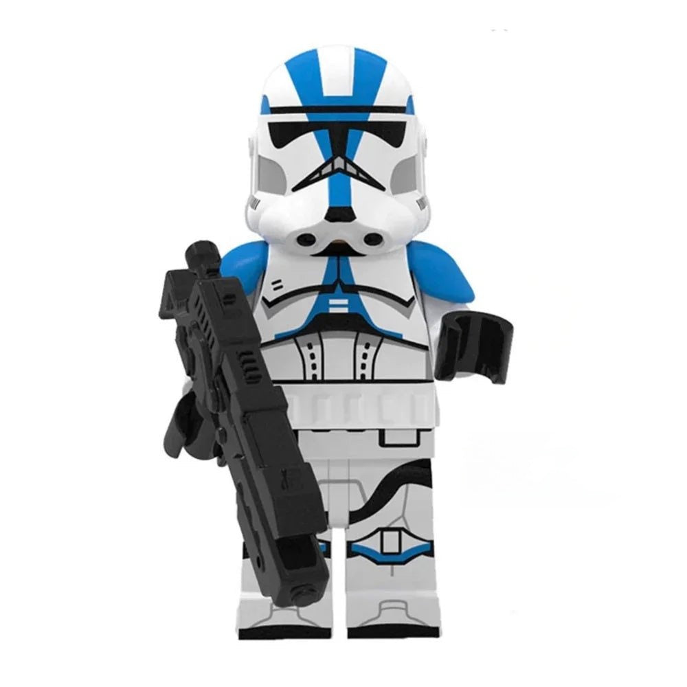 501st Legion Clone Trooper Star Wars Lego Minifigures Custom Toys - DelsBricks MinifiguresLego Star Wars MinifiguresDelsBricks MinifiguresDelsbricks.com
