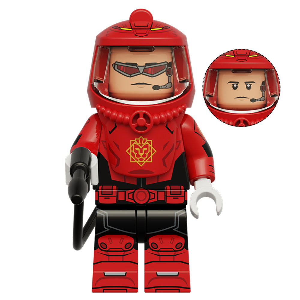 Red Hazmat Guy Horror Minifigure