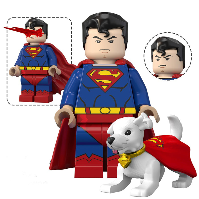 Superman & Krypto Animated Series Minifigure Set