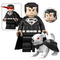 Superman & Krypto Black Suit Animated Series Minifigure Set