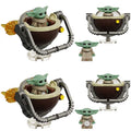 Grogu in Hovering crib Star Wars Mandalorian & Grogu Movie Lego Compatible Minifigure Set of 2