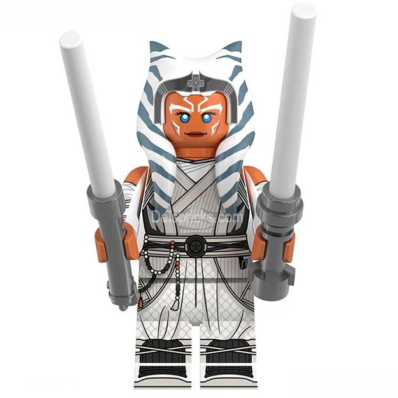 Ahsoka Tano Lego Star Wars Minifigures custom Toys 2 - DelsBricks MinifiguresLego Star Wars MinifiguresDelsBricks MinifiguresDelsbricks.com