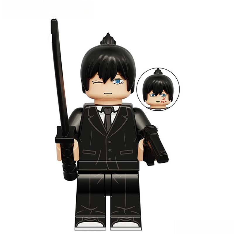 Himeno from Chainsaw Man LEGO-compatible anime minifigure collectible display toy-minifigure toys
