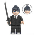 Aki Hayakawa Chainsaw Man Lego Minifigures Compatible Anime Toys front view anime figure-minifigure toys
