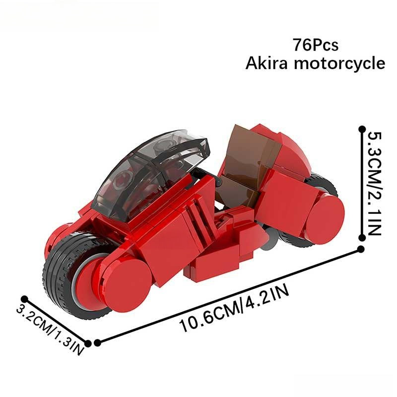 Akira Motorcycle Lego Minifigures Custom Anime Toys - DelsBricks MinifiguresMinifiguresDelsBricks MinifiguresDelsbricks