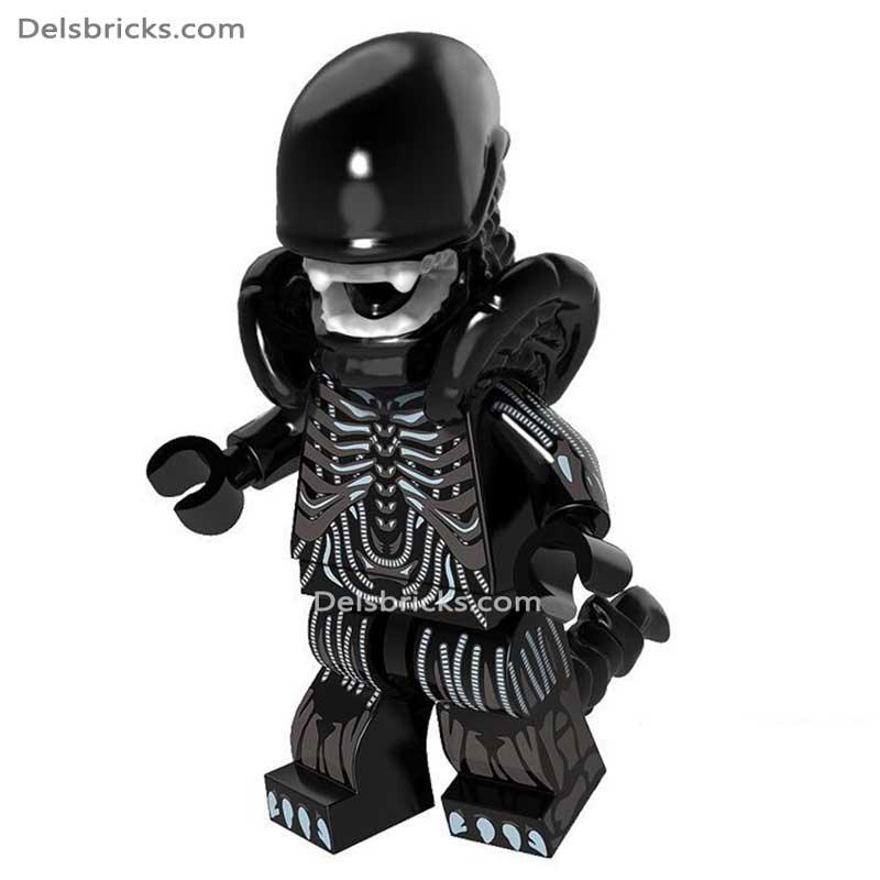 Alien Xenomorph Lego Minifigures Custom Toys 1 - DelsBricks MinifiguresMinifiguresDelsBricks MinifiguresDelsbricks