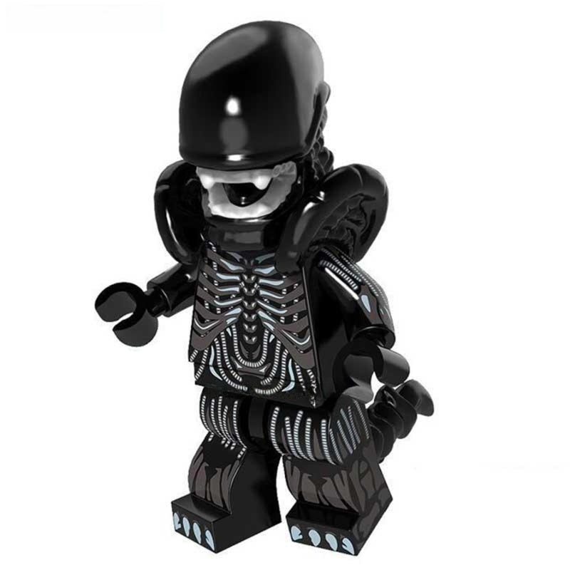 Alien Xenomorph Lego Minifigures Custom Toys 1 - DelsBricks MinifiguresMinifiguresDelsBricks MinifiguresDelsbricks