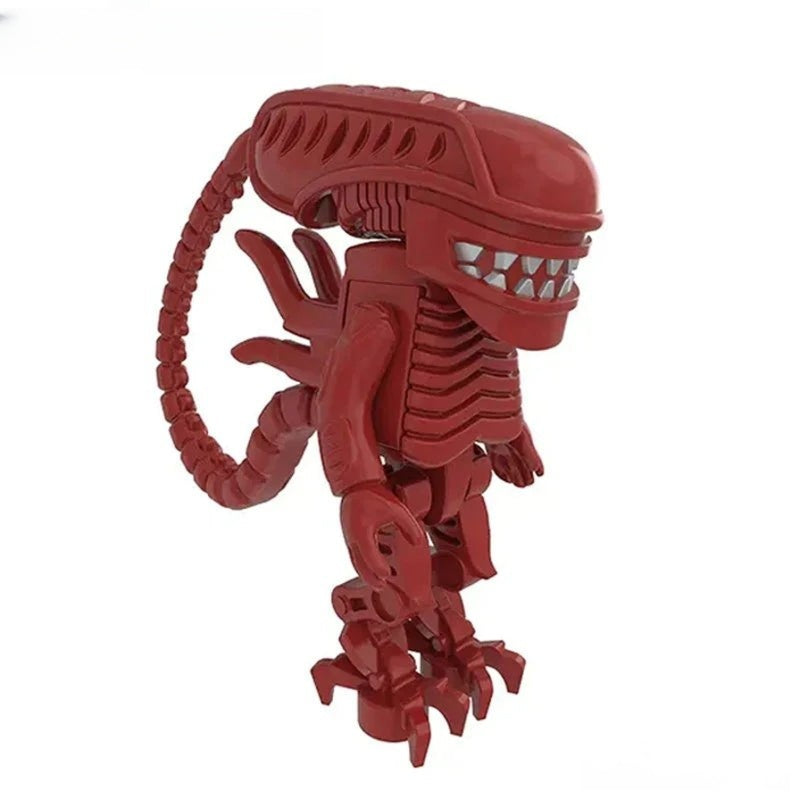 Alien Xenomorph Red body Lego Minifigures - DelsBricks MinifiguresMinifiguresDelsBricks MinifiguresDelsbricks