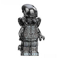 Aliens Xenomorph transparent black Lego Minifigures custom toys - DelsBricks MinifiguresMinifiguresDelsBricks MinifiguresDelsbricks
