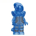 Aliens Xenomorph transparent purple Lego custom Minifigures - DelsBricks MinifiguresMinifiguresDelsBricks MinifiguresDelsbricks