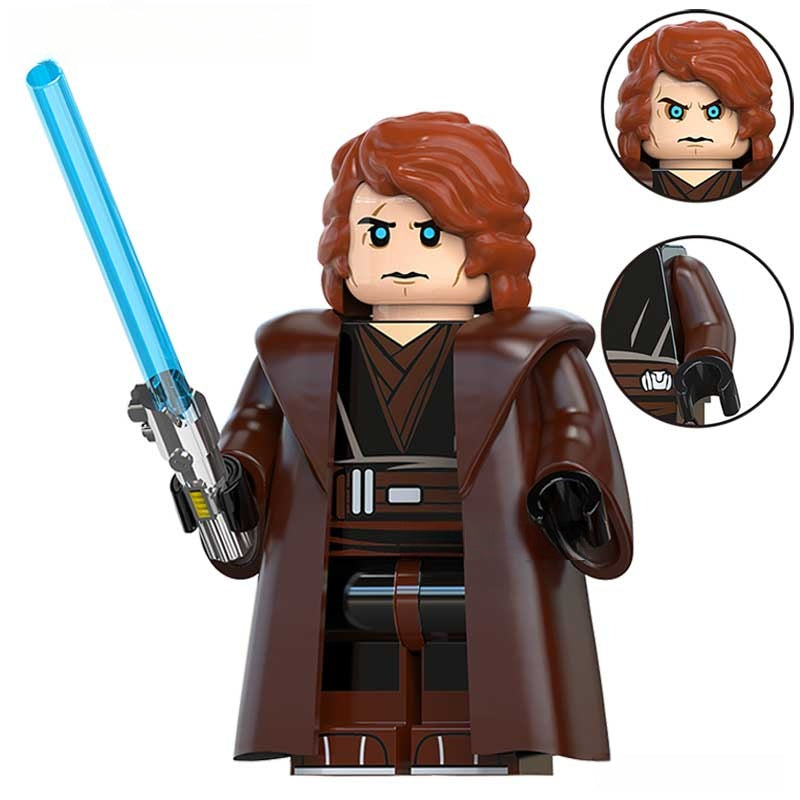 Anakin Skywalker Lego Star Wars Minifigures custom Toys 8 - DelsBricks MinifiguresLego Star Wars MinifiguresDelsBricks MinifiguresDelsbricks.com