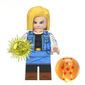 Android 18 Dragon Ball Z Super Lego Minifigures Anime Custom Toys - DelsBricks MinifiguresMinifiguresDelsBricks MinifiguresDelsbricks