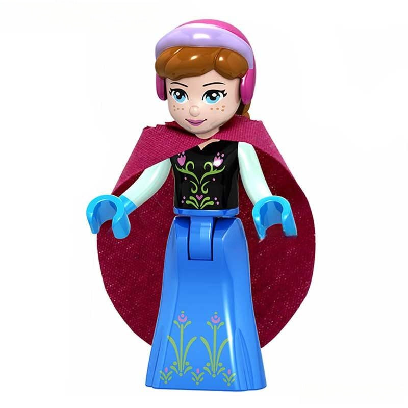 Anna from Disney's Frozen | Lego Minifigures Custom Toys 2 - DelsBricks MinifiguresMinifiguresDelsBricks MinifiguresDelsbricks