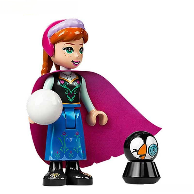 Anna from Disney's Frozen movies | Lego Minifigures Custom Toys 3 - DelsBricks MinifiguresMinifiguresDelsBricks MinifiguresDelsbricks