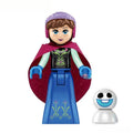 Anna from Frozen Disney Lego Minifigures Custom Toys 1 - DelsBricks MinifiguresMinifiguresDelsBricks MinifiguresDelsbricks