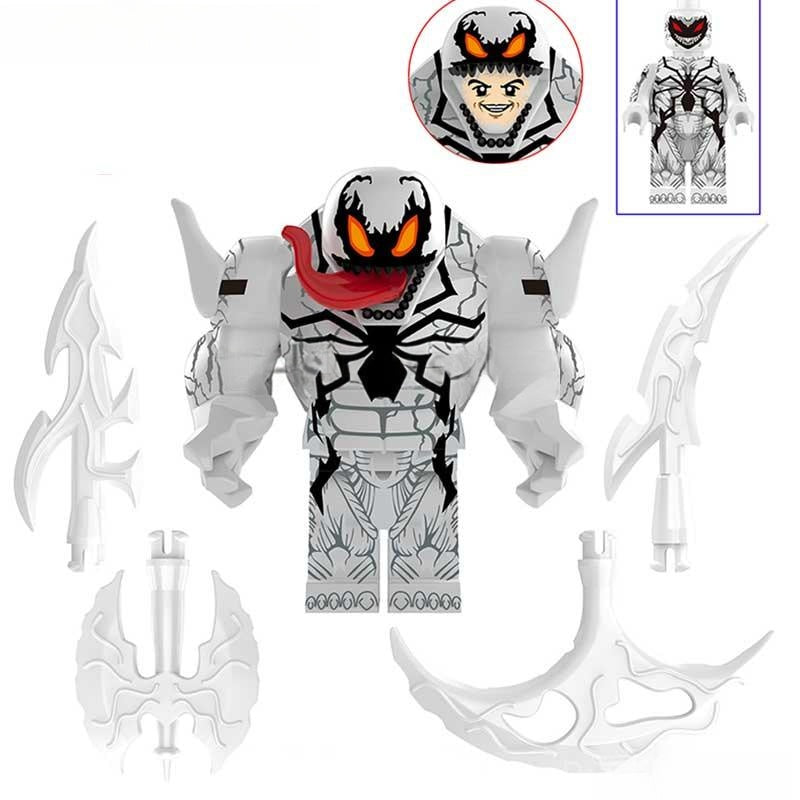 Anti - Venom from Spider - Man NEW Lego Minifigures Custom Toys - DelsBricks MinifiguresSpiderman Lego MinifiguresDelsBricks MinifiguresDelsbricks.com