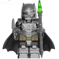 Armored Batman from Batman V Superman Lego Minifigures Custom toys Silver - DelsBricks MinifiguresMinifiguresDelsBricks MinifiguresDelsbricks