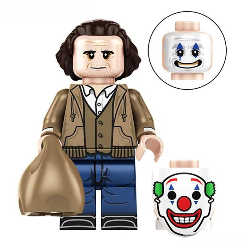 Arthur Fleck The Joker Joaquin Phoenix Lego Minifigures Custom Toys - DelsBricks MinifiguresMinifiguresDelsBricks MinifiguresDelsbricks