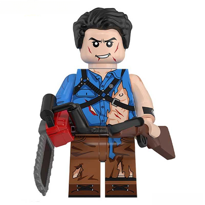 Ash from The Evil Dead Lego Horror Movie Minifigures Custom Toys NEW 1 - DelsBricks MinifiguresLego Horror MinifiguresDelsBricks MinifiguresDelsbricks.com