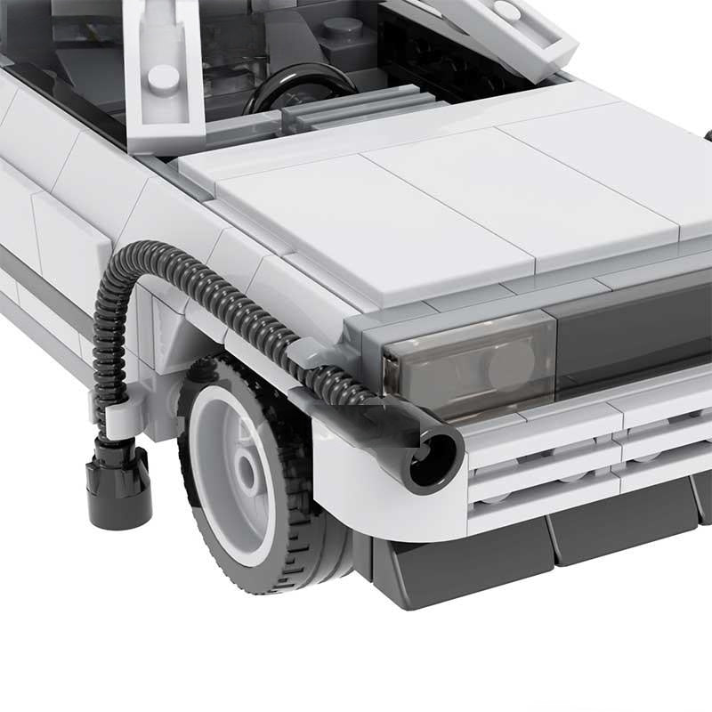 Back to the Future Car Delorean Lego Minifigures Custom Toys - DelsBricks MinifiguresMinifiguresDelsBricks MinifiguresDelsbricks