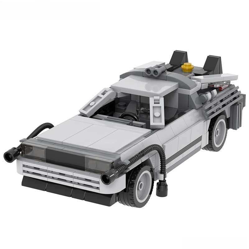 Back to the Future Car Delorean Lego Minifigures Custom Toys - DelsBricks MinifiguresMinifiguresDelsBricks MinifiguresDelsbricks