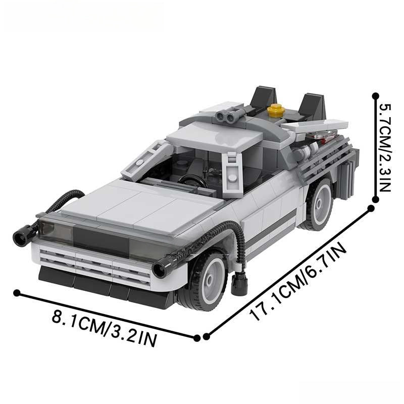 Back to the Future Car Delorean Lego Minifigures Custom Toys - DelsBricks MinifiguresMinifiguresDelsBricks MinifiguresDelsbricks