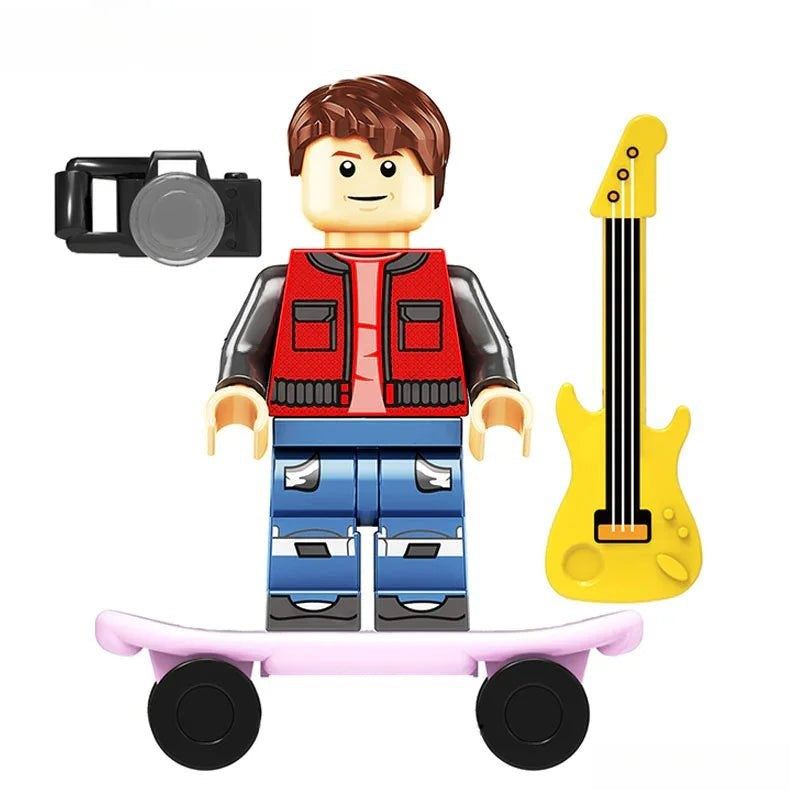 Back to the Future Marty & Doc Brown set of 2 - DelsBricks MinifiguresMinifiguresDelsBricks MinifiguresDelsbricks