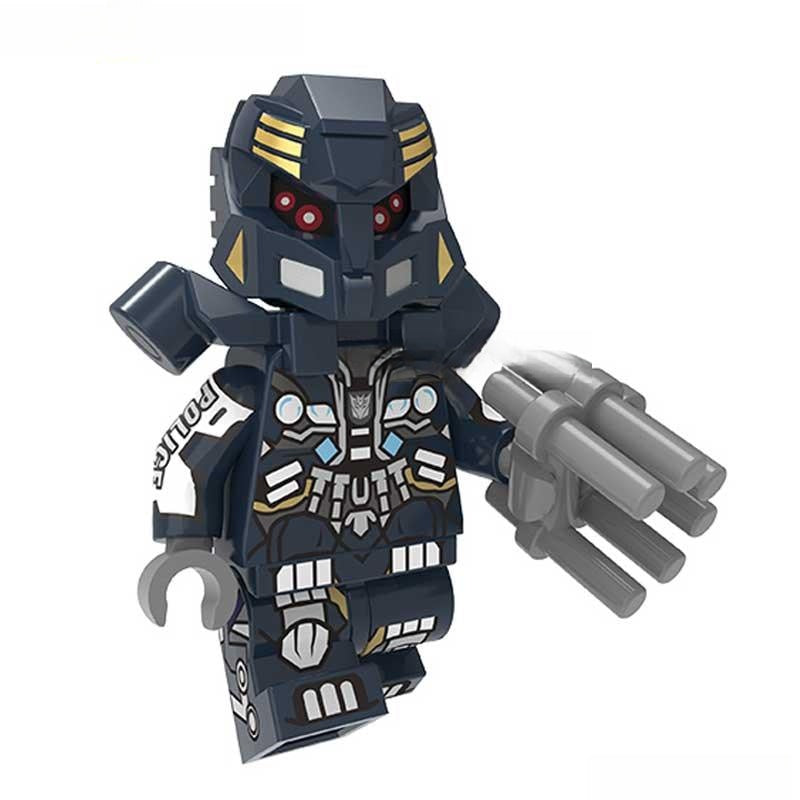 barricade Transformers Lego Minifigures custom toys - DelsBricks MinifiguresMinifiguresDelsBricks MinifiguresDelsbricks