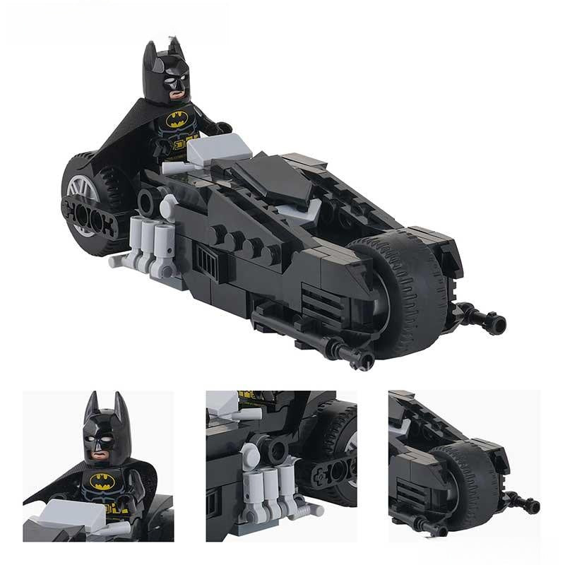 Batman & Batcycle Motorcycle Lego Minifigures Custom Toys - DelsBricks MinifiguresMinifiguresDelsBricks MinifiguresDelsbricks
