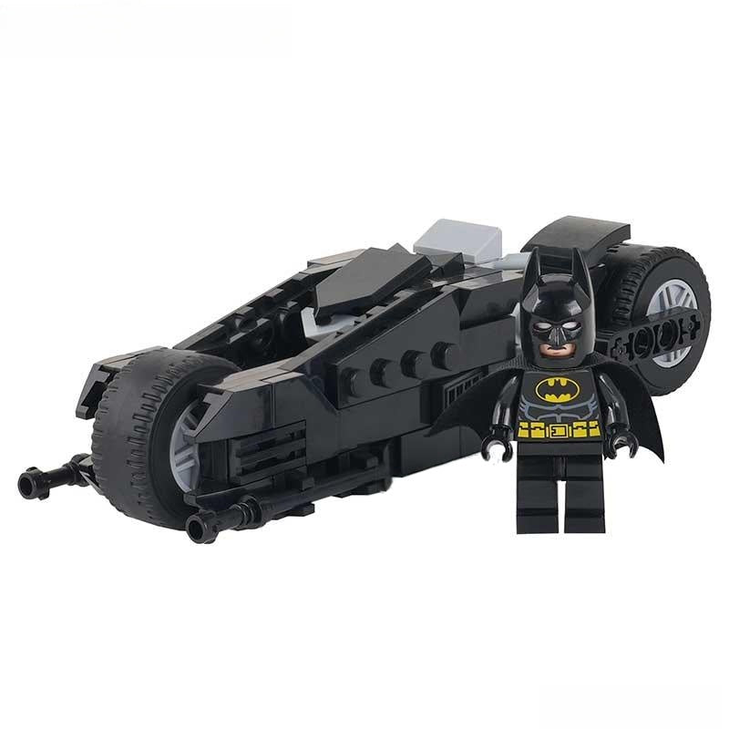 Batman & Batcycle Motorcycle Lego Minifigures Custom Toys - DelsBricks MinifiguresMinifiguresDelsBricks MinifiguresDelsbricks