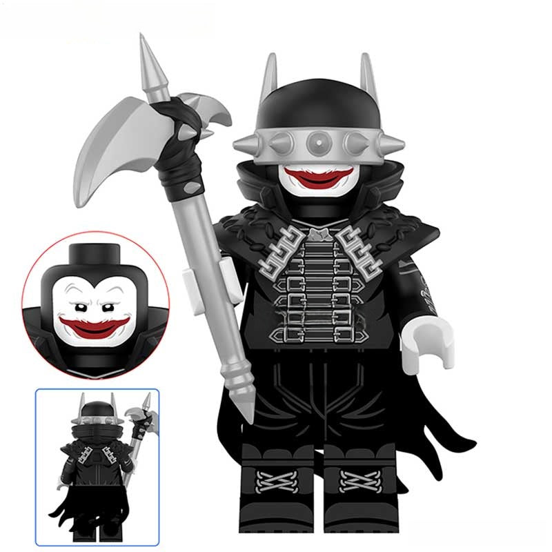 Batman who Laughs comic Lego Minifigures Custom toys 1 - DelsBricks MinifiguresMinifiguresDelsBricks MinifiguresDelsbricks