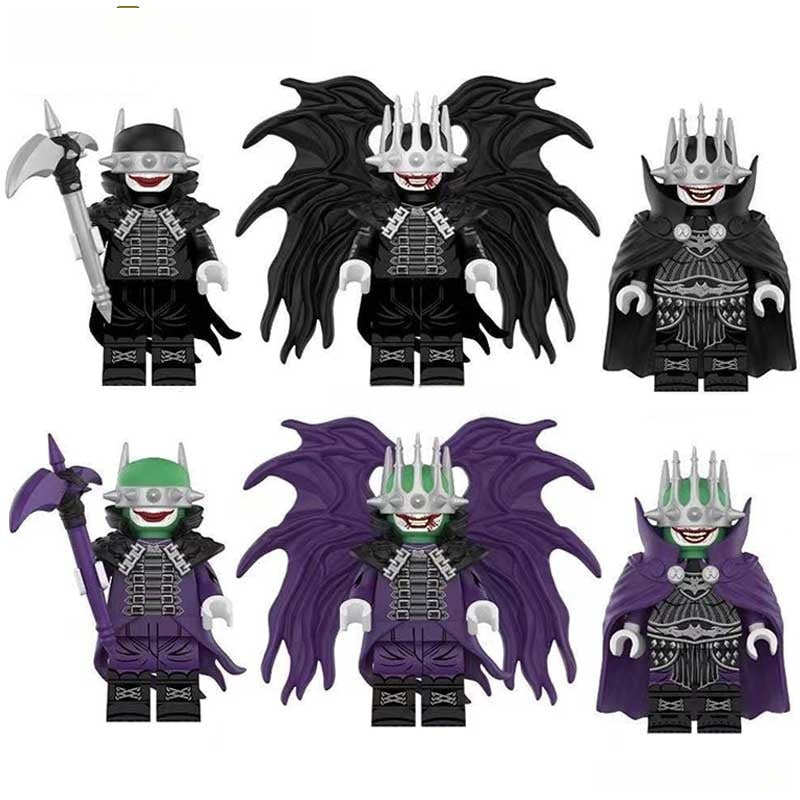 Batman who Laughs comic Lego Minifigures Custom toys set of 6 - DelsBricks MinifiguresMinifiguresDelsBricks MinifiguresDelsbricks