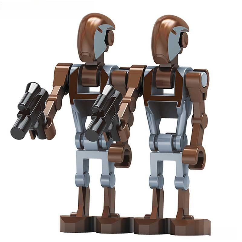 Battle Droids captain set of 2 Star Wars Lego Minifigures Custom Toys - DelsBricks MinifiguresLego Star Wars MinifiguresDelsBricks MinifiguresDelsbricks.com