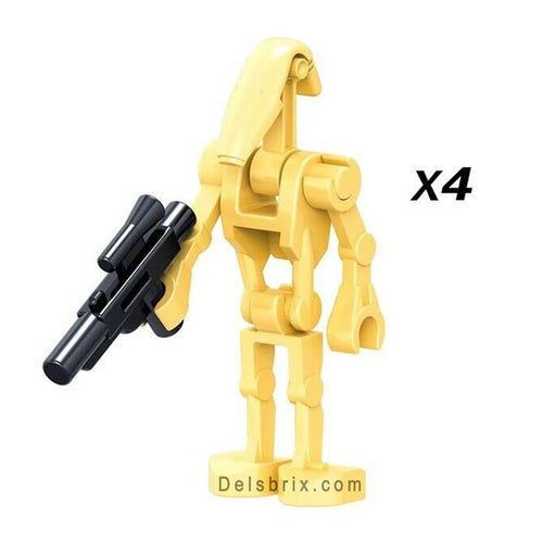 Battle Droids Lego Star wars Minifigures Custom Toys - DelsBricks MinifiguresLego Star Wars MinifiguresDelsBricks MinifiguresDelsbricks.com