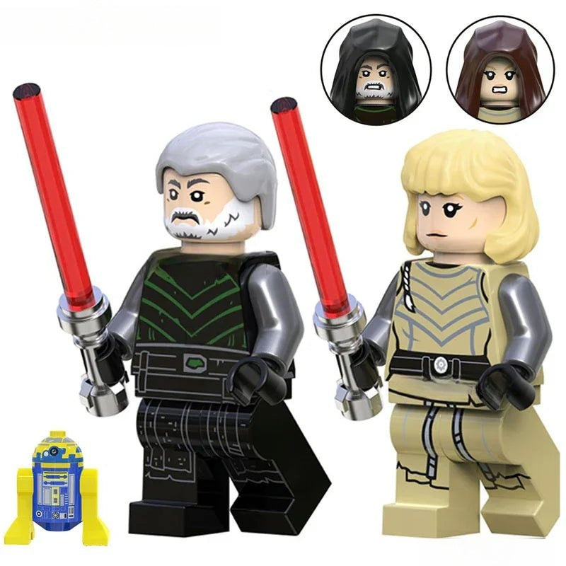 Baylan Skoll & Shin Hati Star Wars Lego Minifigures Custom Toys - DelsBricks MinifiguresLego Star Wars MinifiguresDelsBricks MinifiguresDelsbricks.com