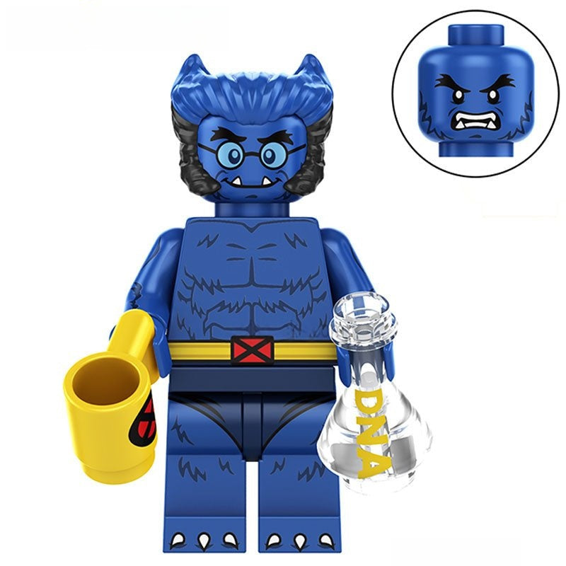 Beast From X - Men '97 Lego Minifigures Best custom toys S2 - DelsBricks MinifiguresMinifiguresDelsBricks MinifiguresDelsbricks