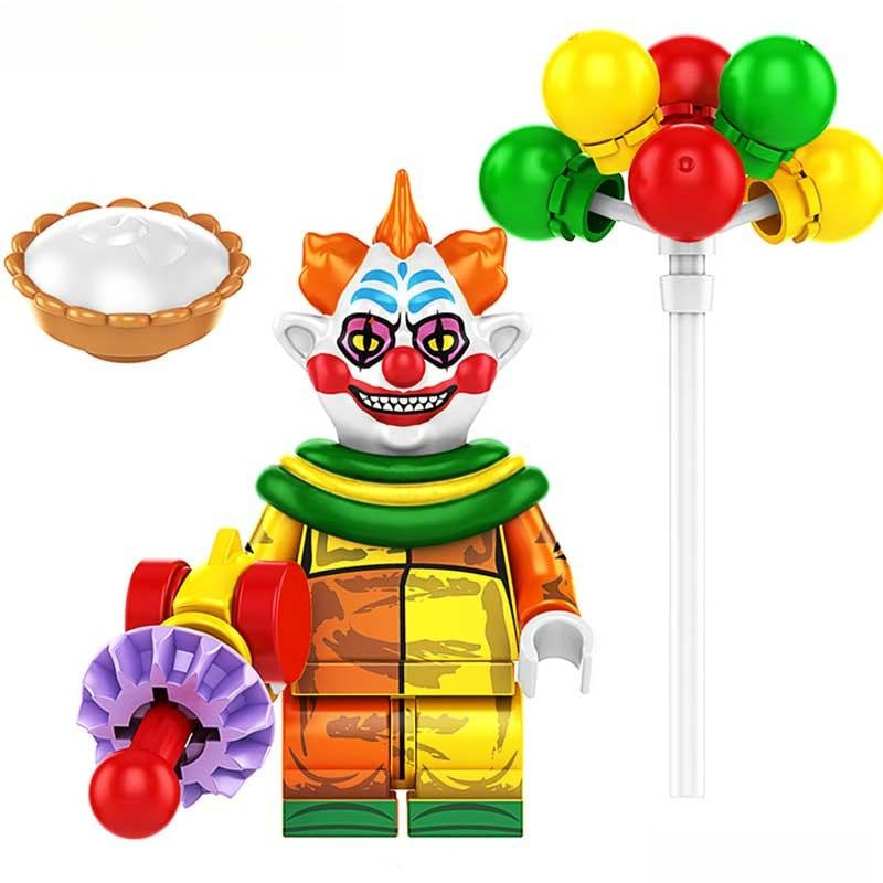 Bibbo from Killer Clowns From Outer Space movie Lego Minifigures custom toys 3 - DelsBricks MinifiguresLego Horror MinifiguresDelsBricks MinifiguresDelsbricks.com