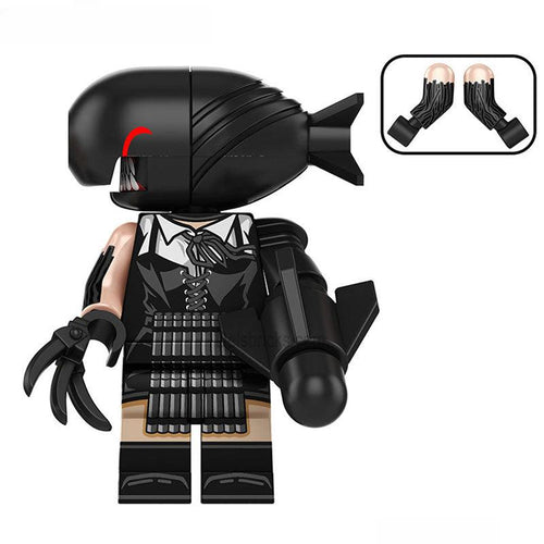 Bomb Girl Lady Reze from Chainsaw Man Lego Minifigures Anime Toys front view anime collectible figure-minifigure toys