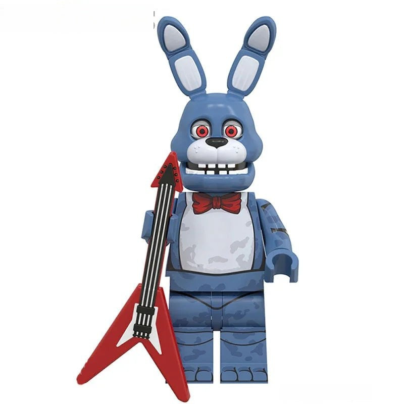 Bonnie Five Nights At Freddys Movie Lego Minifigures custom toys - DelsBricks MinifiguresLego Horror MinifiguresDelsBricks MinifiguresDelsbricks.com