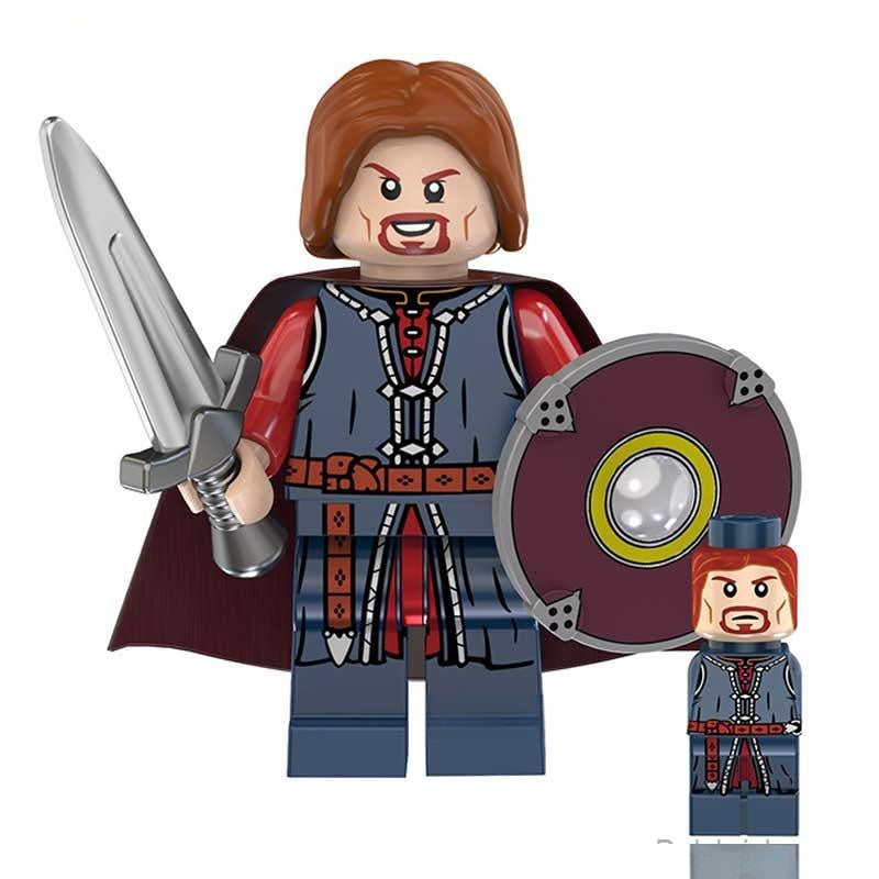Boromir Lord of The Rings Lego Minifigures Custom Toys - DelsBricks MinifiguresMinifiguresDelsBricks MinifiguresDelsbricks