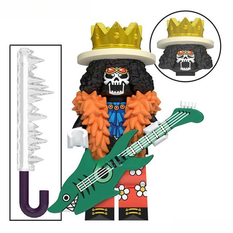 Brook from One Piece Lego Anime Minifigures Custom Toys NEW1 - DelsBricks MinifiguresMinifiguresDelsBricks MinifiguresDelsbricks